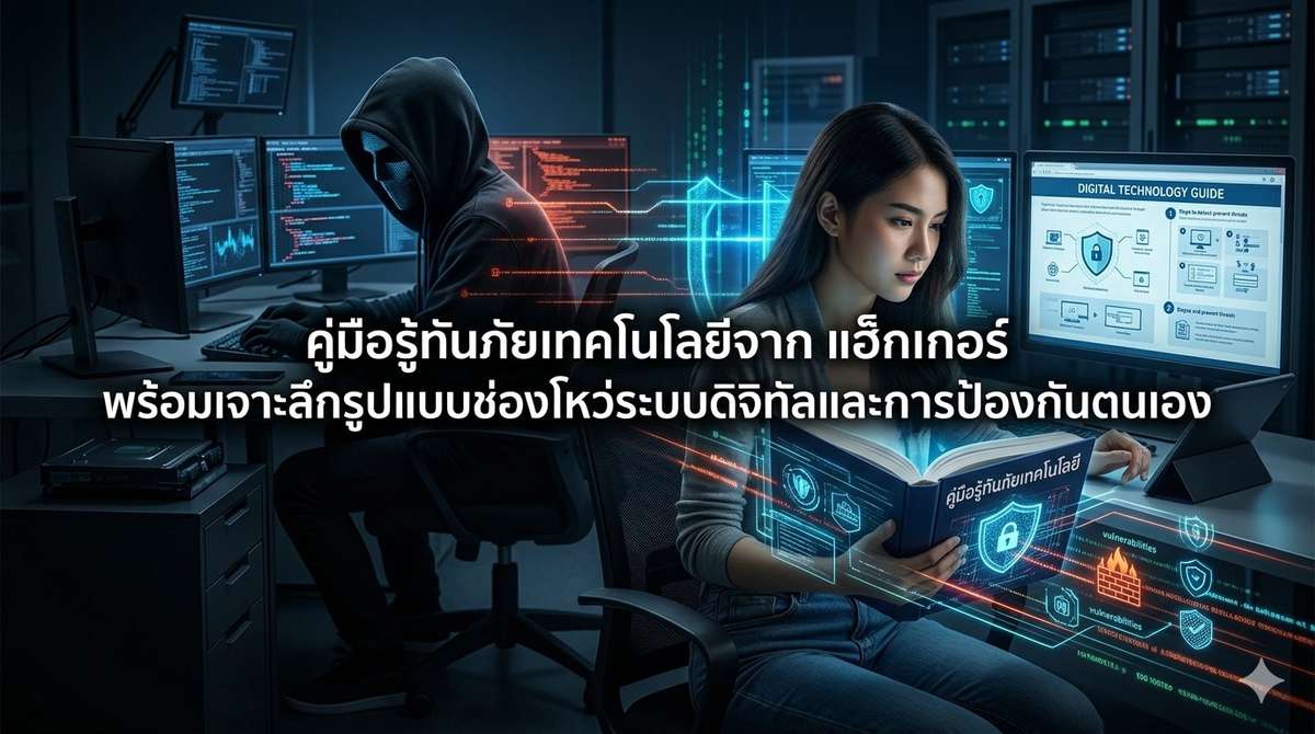 คู่มือรู้ทันภัยเทคโนโลยีจาก แฮ็กเกอร์ พร้อมเจาะลึกรูปแบบช่องโหว่ระบบดิจิทัลและการป้องกันตนเอง