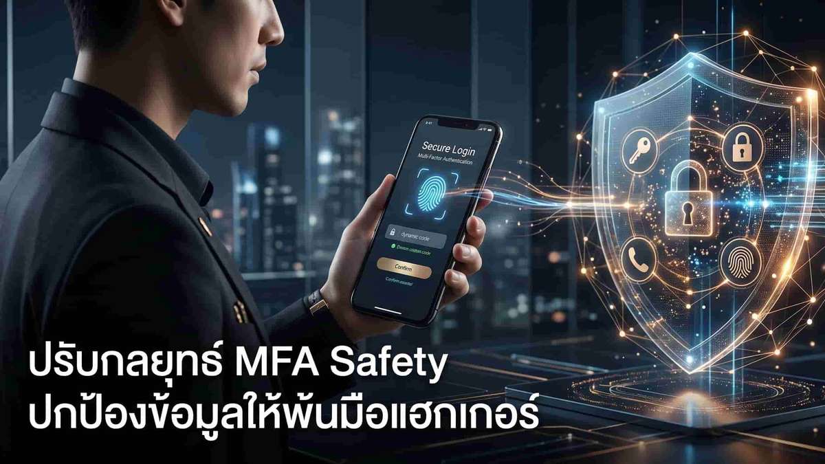 ปรับกลยุทธ์ MFA Safety ปกป้องข้อมูลให้พ้นมือแฮกเกอร์